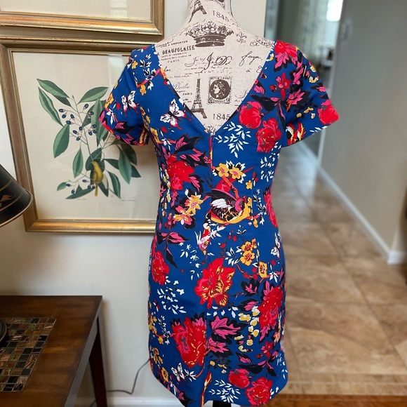 Anthropologie Plenty Tracy Reese Floral Bird Dress ~ 4 ~ 🕊 - Picture 3 of 10